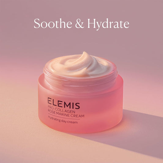 ELEMIS Pro-Collagen Rose Marine Cream, Anti-Wrinkle Daily Face Moisturizer & Soothing Hydrating Facial Skin Care, Clinically Proven to Reduce Appearance of Wrinkles in 2 Weeks