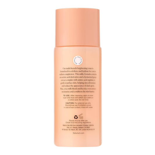 Multi-Bright Milky Toner, Exfoliating Skincare for Face with Azelaic Acid, 120 Ml / 4 Fl Oz