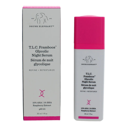T.L.C. Framboos Glycolic Night Serum, 1 Oz