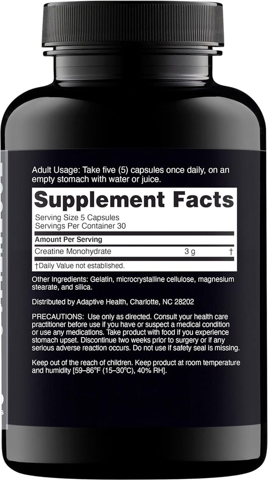 Essentials Premium Creatine Monohydrate Pills Supplement, 3000Mg, 150 Capsules