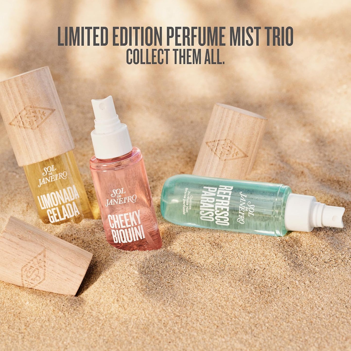 Sol De Janeiro Limited Edition Hair & Body Perfume Mist Fragrance | Pack of 3