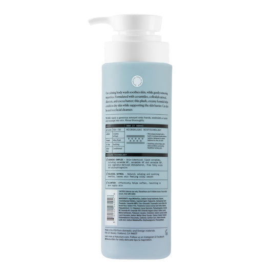 the Calmer Ceramide Body Wash, Frangrance-Free, Cleansing & Moisturizing for Dry, Sensitive Skin, Dermatologist-Tested, Paraben & Cruelty-Free, 16.9 Oz