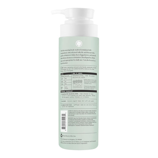 the Perfector Salicylic Acid Body Wash, Gentle & Smoothing Cleanser, 16.9 Oz