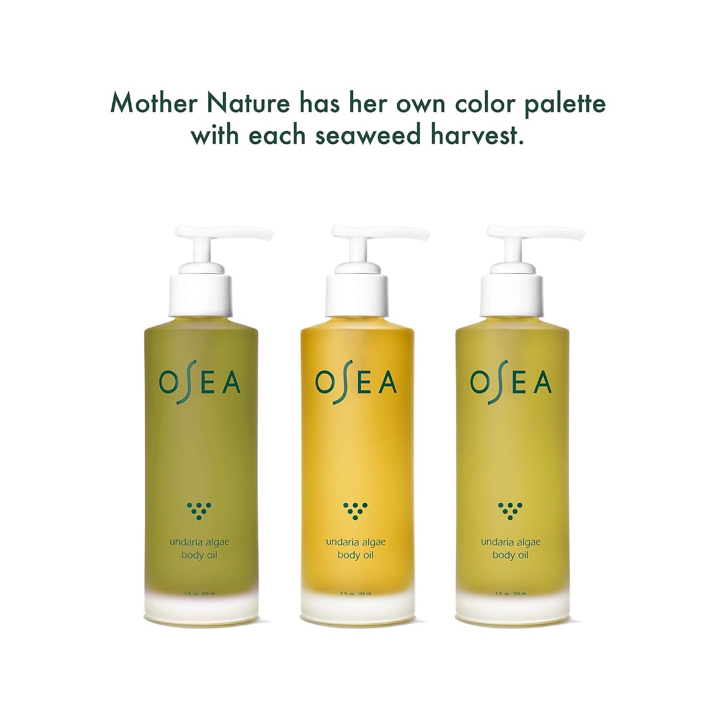 Undaria Algae Body Oil 5 Oz – Visibly Firming, Deeply Moisturizing, Instantly Improve Elasticity, Clean Lightweight Non-Greasy Hydration, Vegan & Cruelty-Free Seaweed Skincare