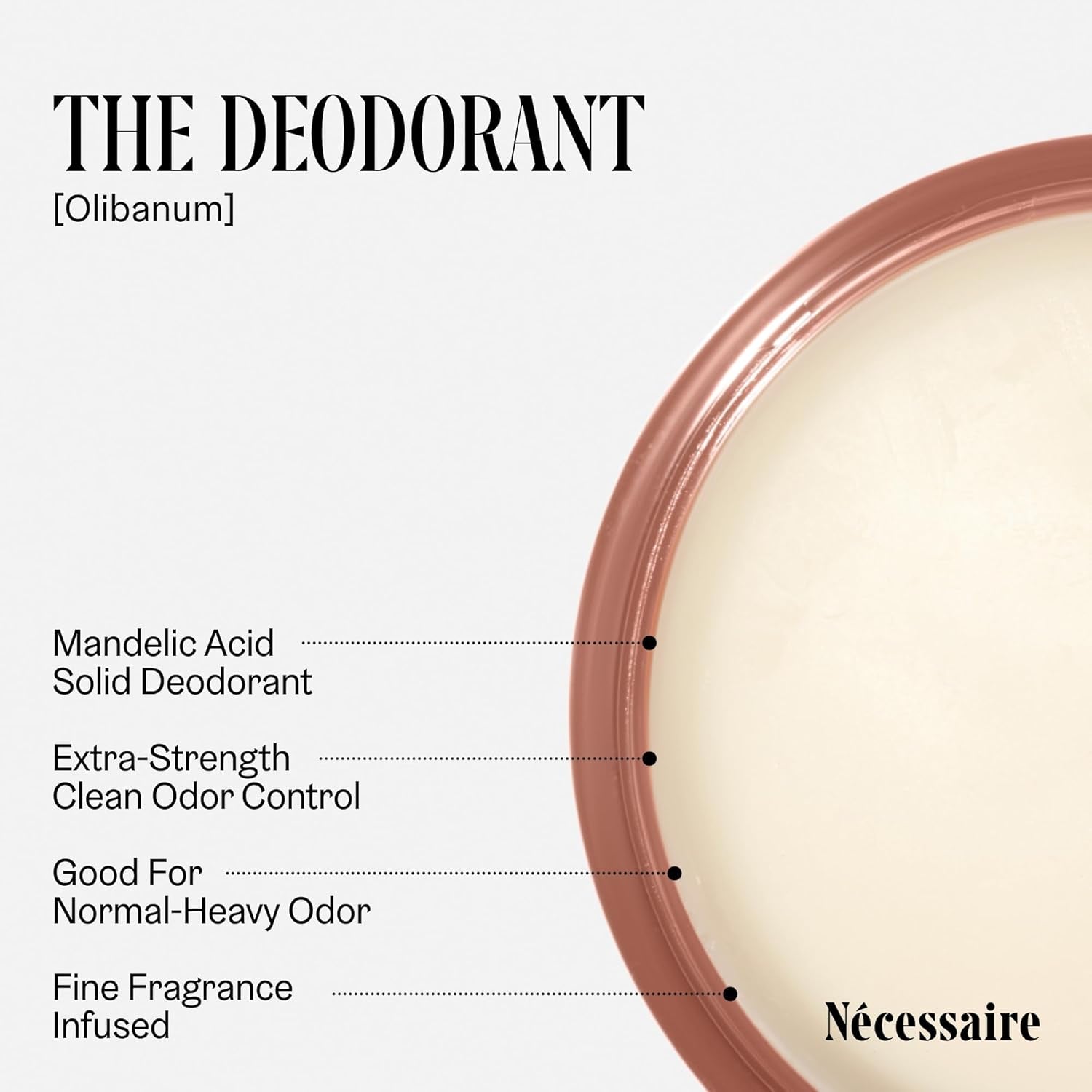 the Deodorant Olibanum | Natural Aluminum Free Deodorant for Women & Men. Extra Strength Treatment with Mandelic Acid. Free of Baking Soda, Ozokerite & Parabens (2X 75 G/2.5 Oz)