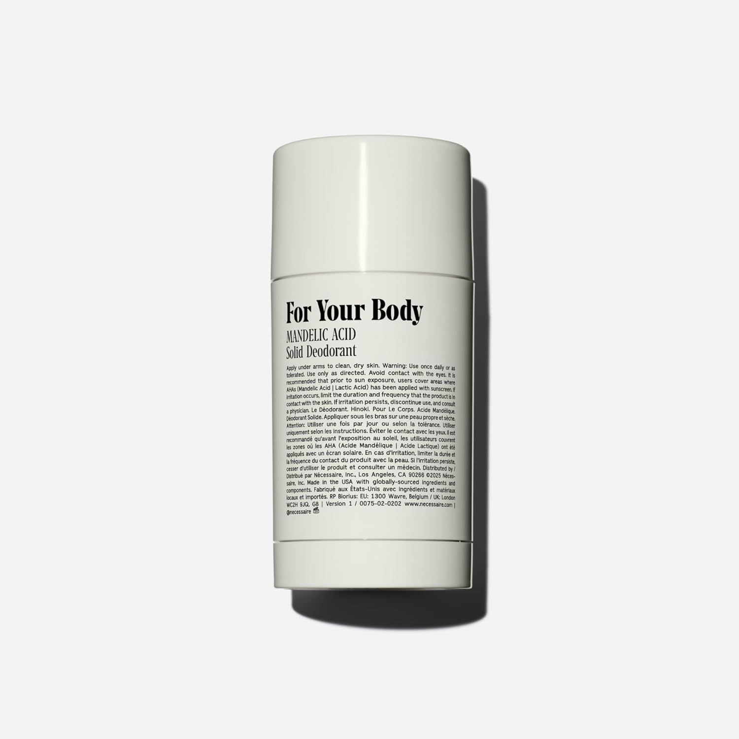 the Deodorant Hinoki | Natural Aluminum Free Deodorant for Women & Men. Extra Strength Treatment with Mandelic Acid. Free of Baking Soda, Ozokerite & Parabens (75 G/2.5 Oz)
