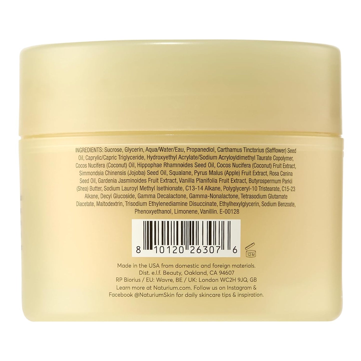 Glow Getter Body Scrub, Exfoliating Sugar Crystals with Linoleic-Rich Oils, Glycerin & Squalane, 226 G / 8 Oz