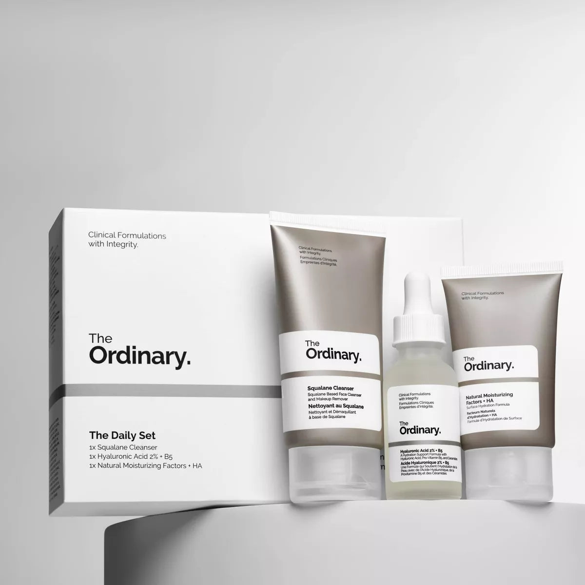 The Ordinary the Daily Set - 3Ct - Ulta Beauty: Hydrating, for Normal, Oily & Combination Skin, Unscented