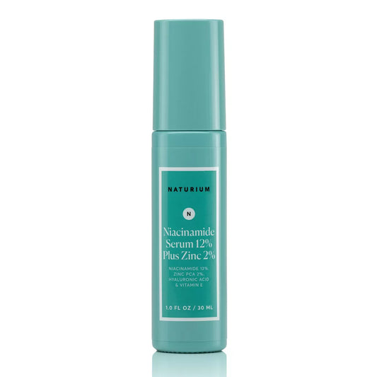 Naturium Niacinamide Serum 12% plus Zinc 2% - 1 Fl Oz: Paraben-Free, Contains Hyaluronic Acid, Vegan, Unscented