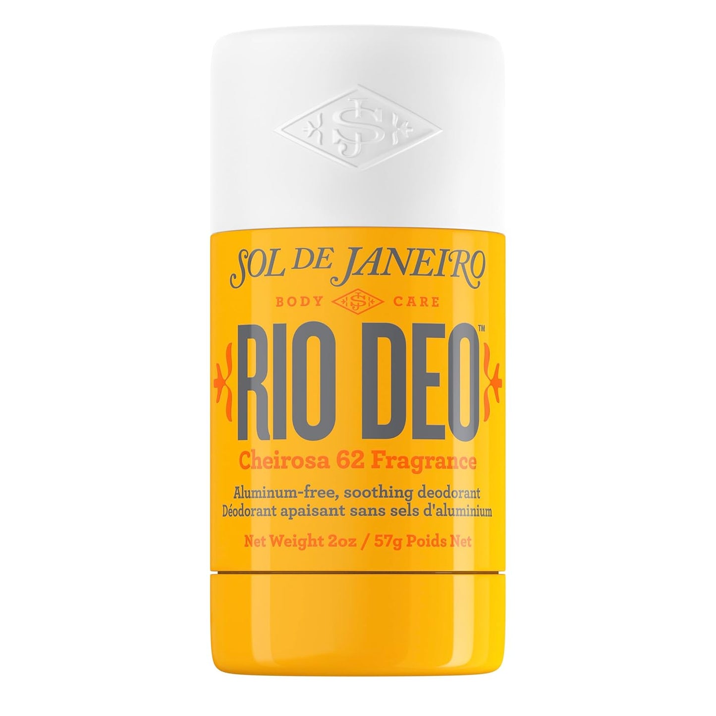 Sol De Janeiro Rio Deo - Refillable Aluminum Free Deodorant | Prevents Odor, Gently Exfoliates, Evens Skin Tone