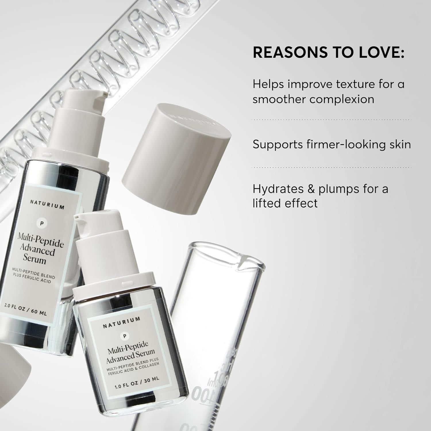 Multi-Peptide Advanced Serum Jumbo, Firming & Smoothing Face Serum for Fine Lines & Wrinkles with Advanced Multi-Peptide Blend, 2 Oz