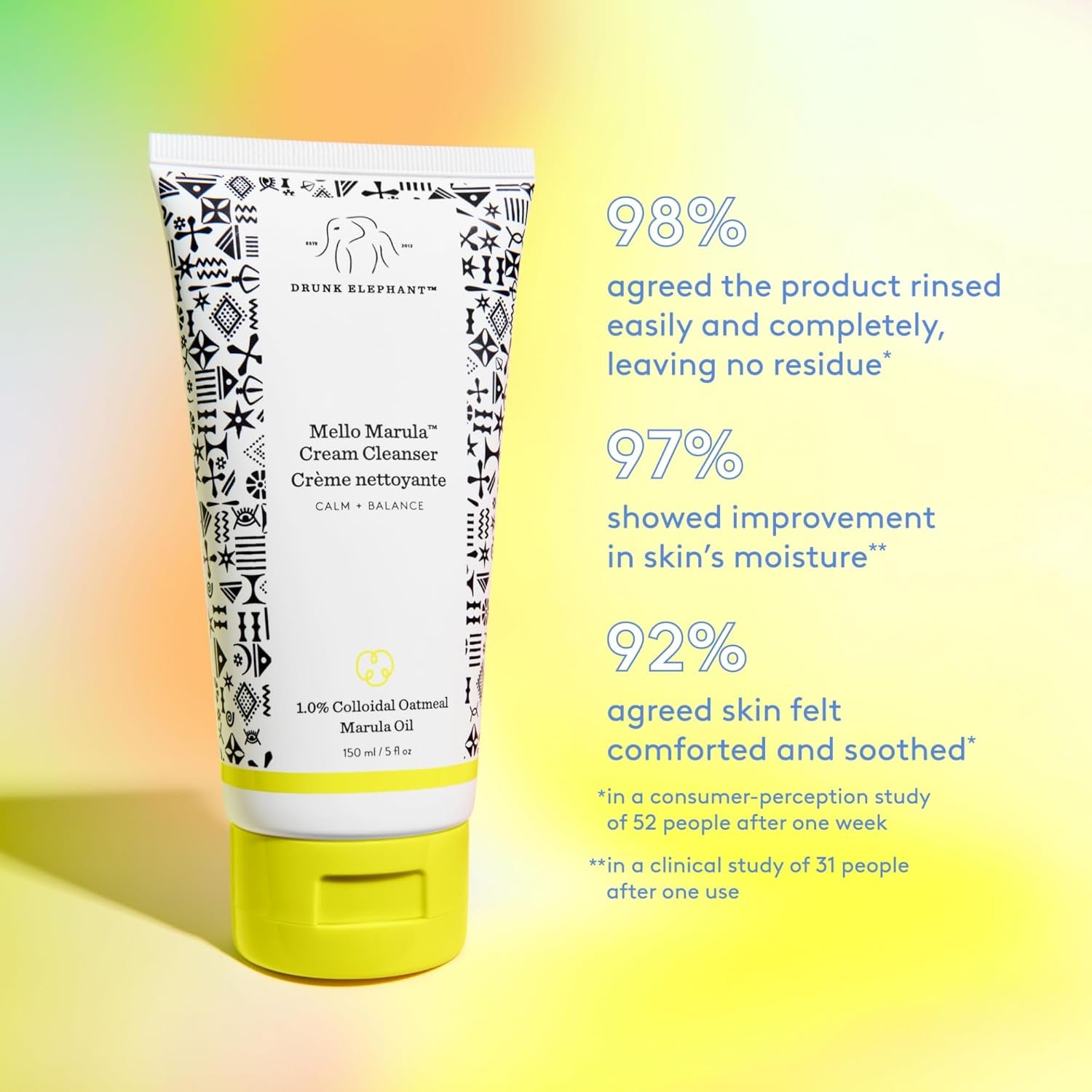 Drunk Elephant Opening Night Kit - Bora Barrier Cream (50Ml/1.69 Fl Oz), Mello Marula Cream Cleanser (60Ml/2 Fl Oz), TLC Framboos Glycolic Night Serum (15Ml/.5 Oz), Ceramighty Cream (5Ml/.16 Fl Oz)