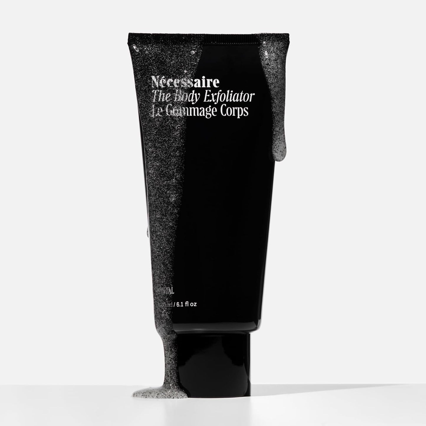 the Body Exfoliator. Santal. AHA/BHA/PHA. Resurface Skin. Smooth KP and Rough Patches. Hypoallergenic. Dermatologist-Tested. 180 Ml / 6.1 Fl Oz