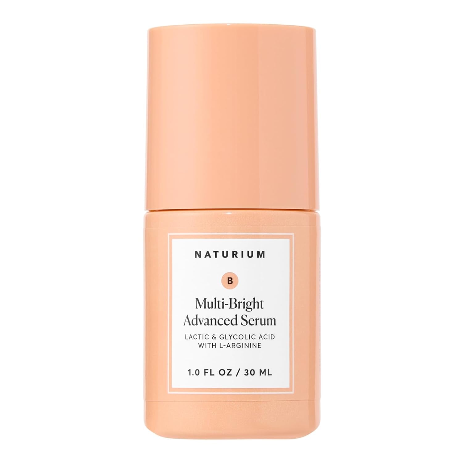 Multi-Bright Advanced Serum, Exfoliating Skincare for Radiant Glow with L-Arginine, Lactic & Glycolic Acid, 30 Ml / 1.0 Fl Oz
