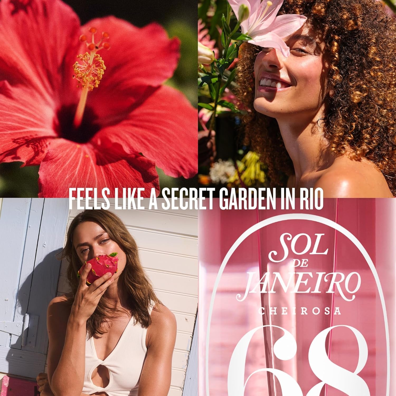 Sol De Janeiro Giftable Set | Two Travel Size Hair & Body Fragrance Mist with Pink Pouch | Cheirosa 68 & Cheirosa 48, 3 Fl Oz Ea | Amazon Exclusive | $72 Value