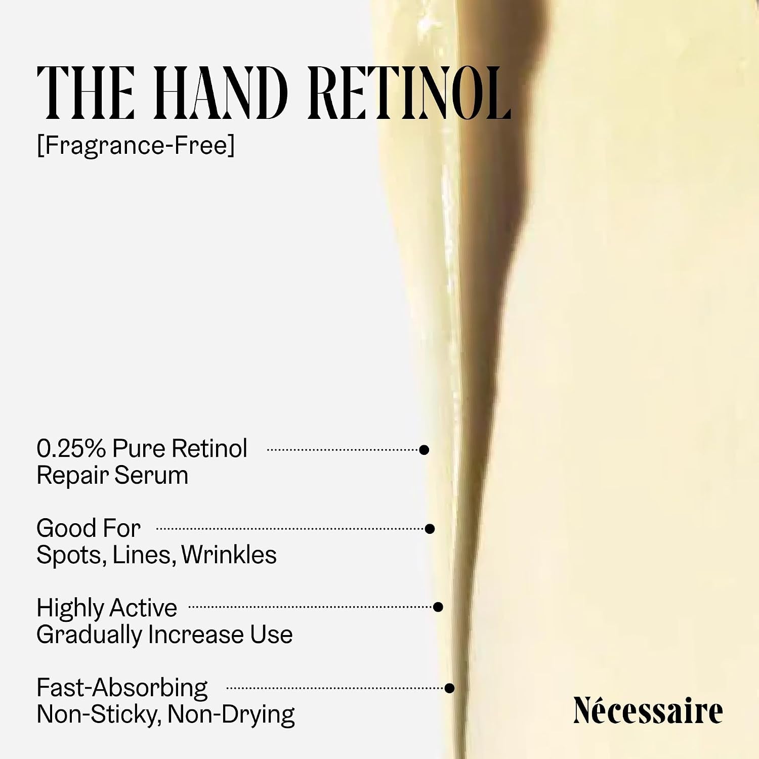 the Hand Duo – the Hand Cream + the Hand Retinol Treatment Gift Set for Dry Hands – Daily Moisture + Nighttime Repair with Ceramides, Peptides & Retinol – 2 X 2.2 Oz