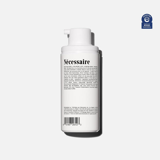 the Body Serum – Fragrance-Free Hyaluronic Acid Body Serum for Women+ Men. Niacinamide Firming Body Lotion – Fast-Absorbing for Sensitive + Eczema-Prone Skin. 50 Ml/1.7 Fl Oz
