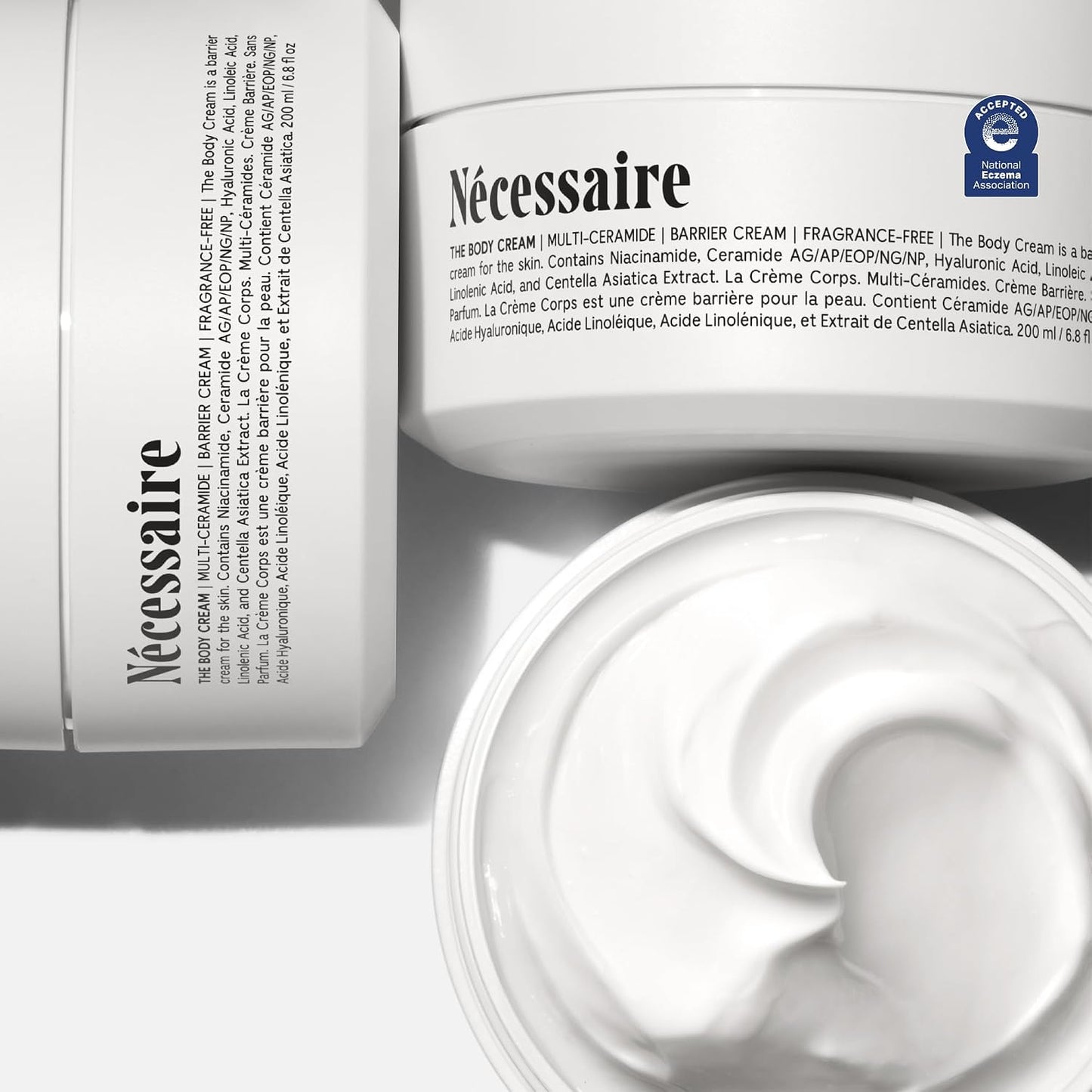 the Body Cream - Rich Barrier Repair with 5% Niacinamide, 5 Essential Ceramides + Hyaluronic Acid. Fragrance-Free. Non-Comedogenic. 200 Ml / 6.8 Fl Oz