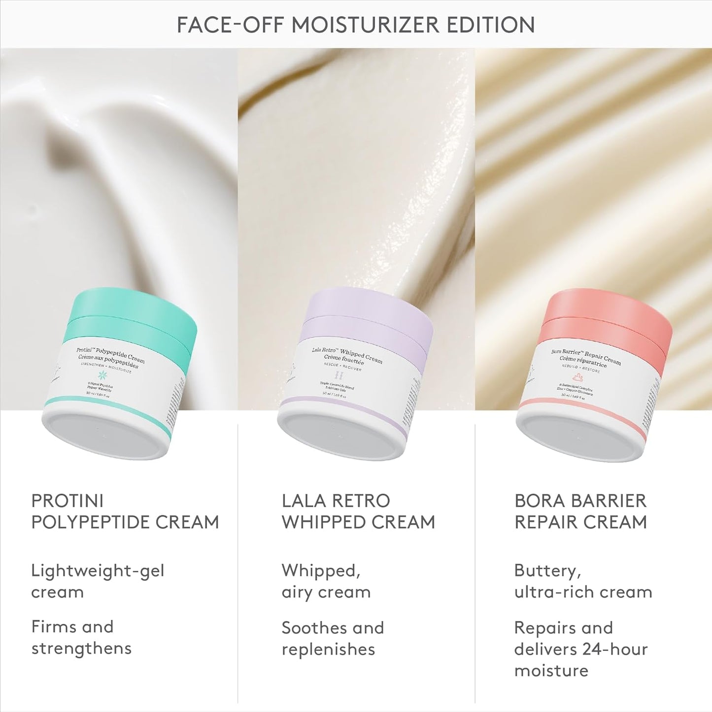 Drunk Elephant Bora Barrier Repair Cream - Ultra-Rich Moisturizer - Clean Clinical Skincare - Cruelty-Free - Dermatologist-Tested - Free of Essential Oils, Silicones, and Fragrance