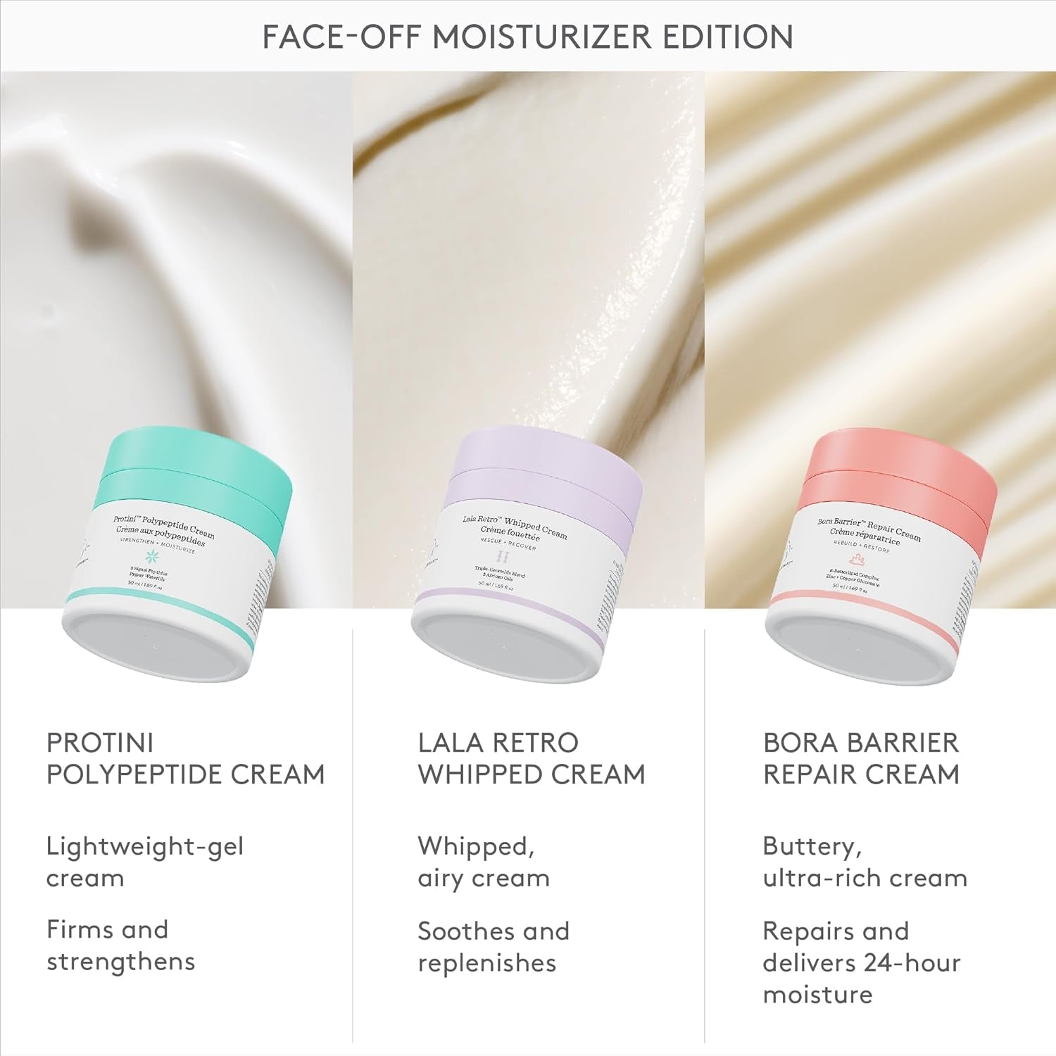 Drunk Elephant Bora Barrier Repair Cream - Ultra-Rich Moisturizer - Clean Clinical Skincare - Cruelty-Free - Dermatologist-Tested - Free of Essential Oils, Silicones, and Fragrance