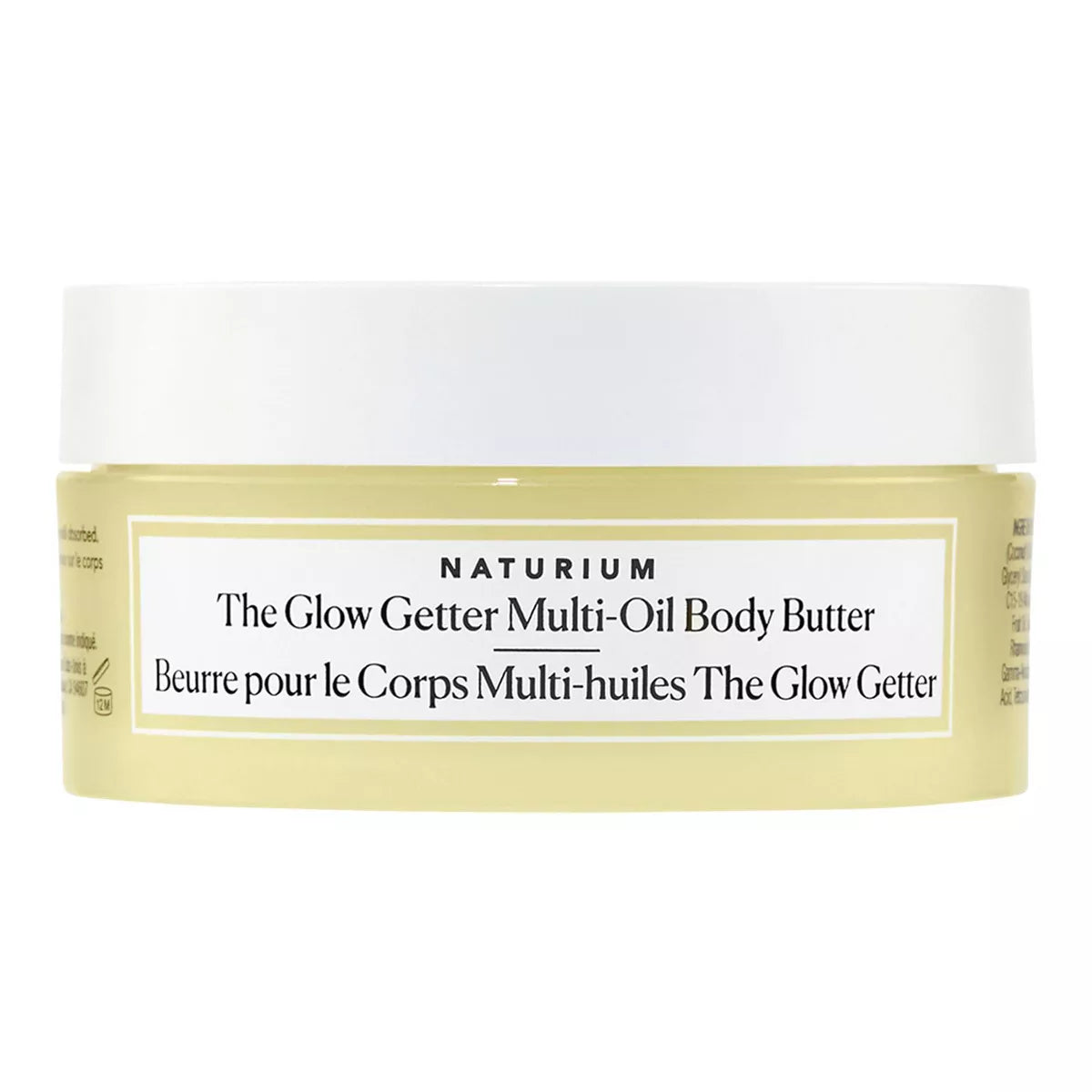 Naturium Mini the Glow Getter Body Butter - 2.5 Fl Oz: Firming Vanilla Moisturizer for Normal, Oily, Sensitive & Dry Skin