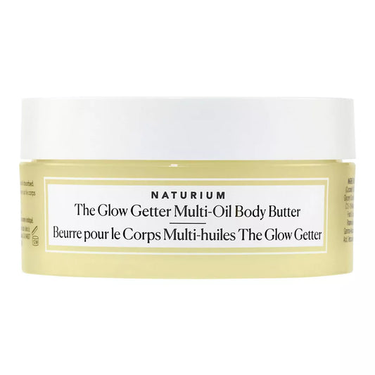 Naturium Mini the Glow Getter Body Butter - 2.5 Fl Oz: Firming Vanilla Moisturizer for Normal, Oily, Sensitive & Dry Skin