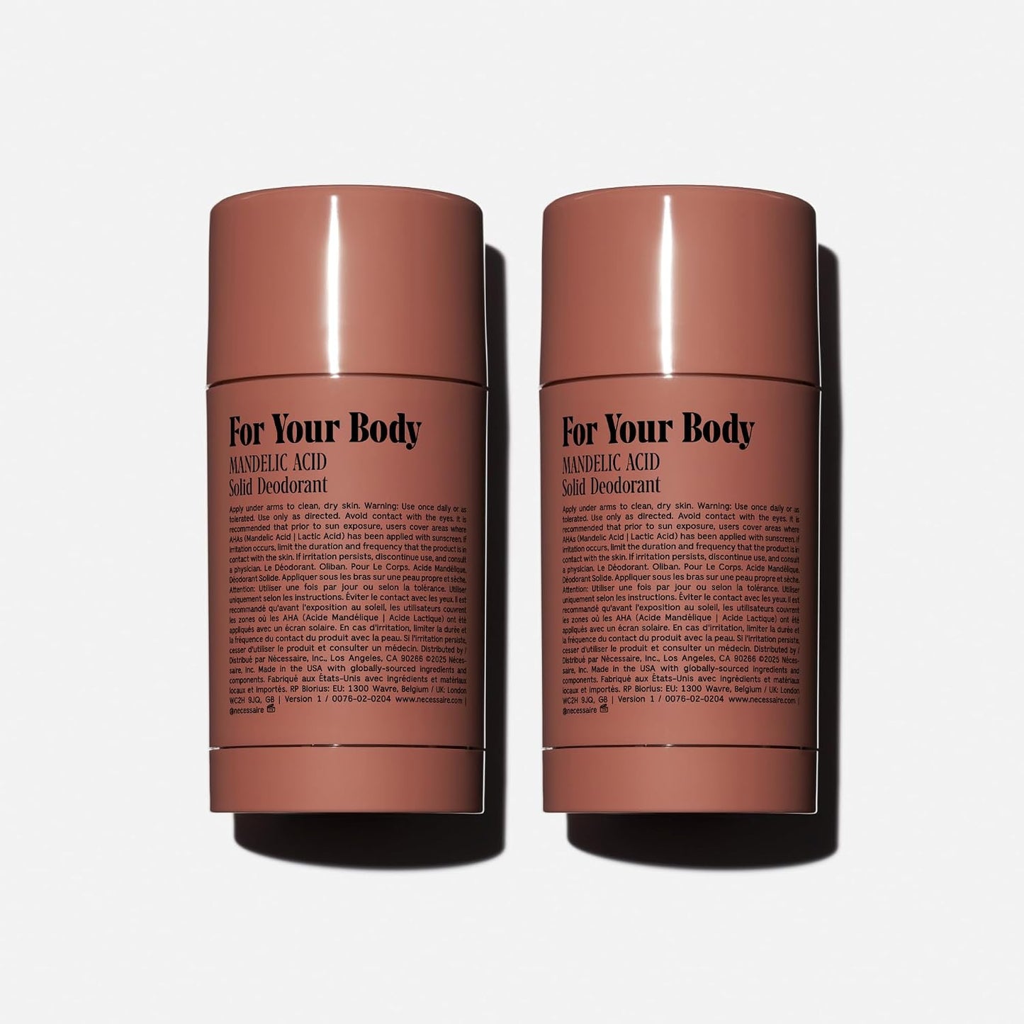 the Deodorant Olibanum | Natural Aluminum Free Deodorant for Women & Men. Extra Strength Treatment with Mandelic Acid. Free of Baking Soda, Ozokerite & Parabens (2X 75 G/2.5 Oz)