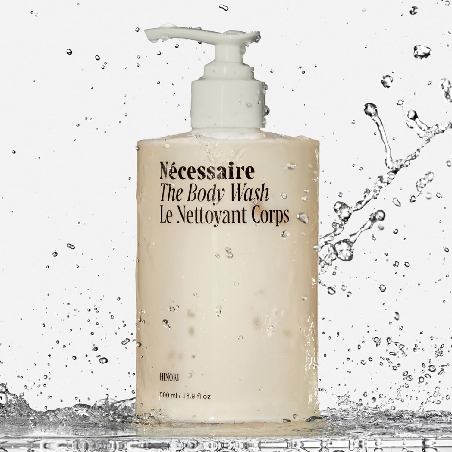 the Body Wash Hinoki. Multi-Oil Shower Gel Body Wash for Women + Men. Non-Comedogenic + Hypoallergenic for Sensitive Skin with Niacinamide. 500Ml/16.9 Fl Oz