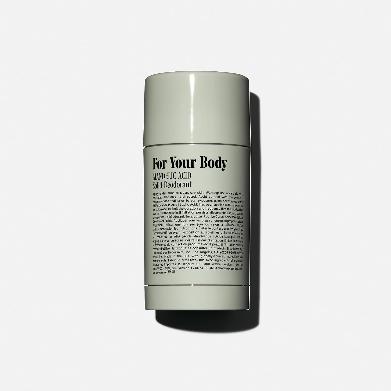 the Deodorant Eucalyptus | Natural Aluminum Free Deodorant for Women & Men. Extra Strength Treatment with Mandelic Acid. Free of Baking Soda, Ozokerite & Parabens (75 G/2.5 Oz)