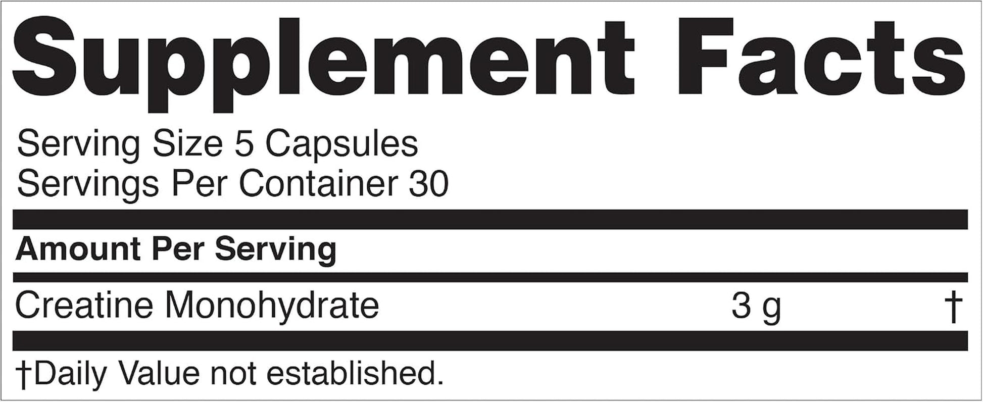 Essentials Premium Creatine Monohydrate Pills Supplement, 3000Mg, 150 Capsules