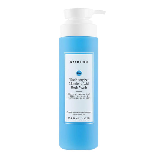 the Energizer Body Wash, Cooling & Refreshing Formula with Mandelic Acid, Deeply Cleanses & Neutralizes Body Odor, 16.9 Oz