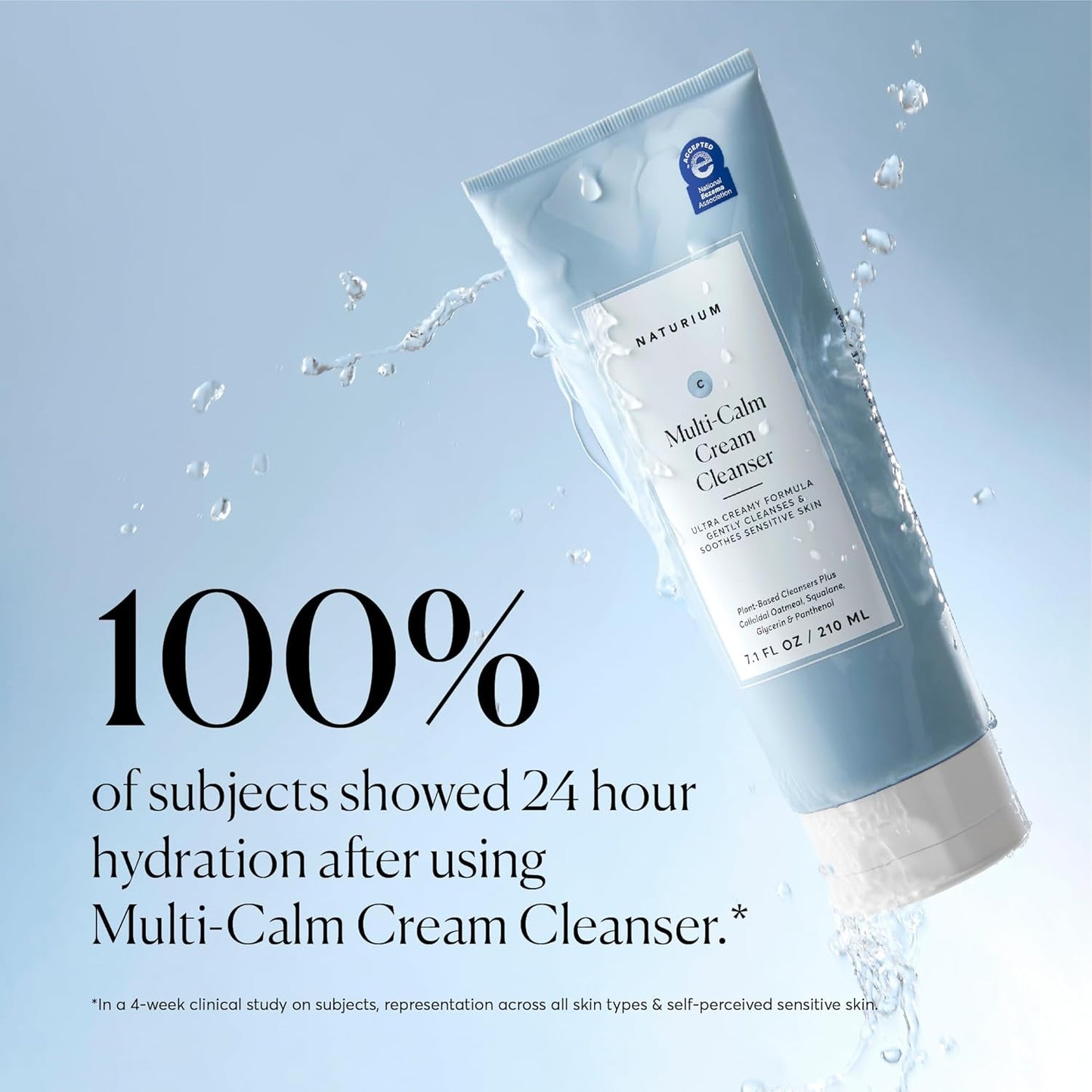 Multi-Calm Cream Cleanser, Hydrating Face Wash for Eczema-Prone Skin, 210 Ml / 7.1 Fl Oz