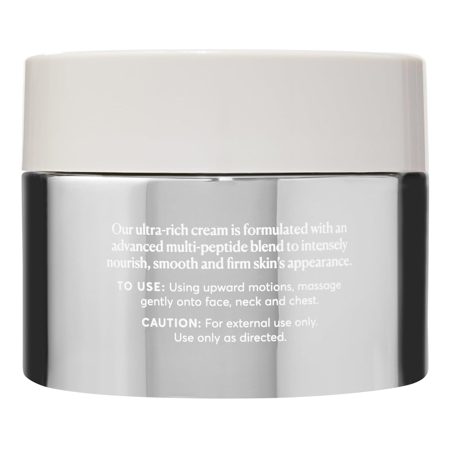 Multi-Peptide Rich Cream, Hydrating & Nourishing to Help Appearance of Fine Lines & Wrinkles, Vegan & Cruelty-Free, 1.7 Oz