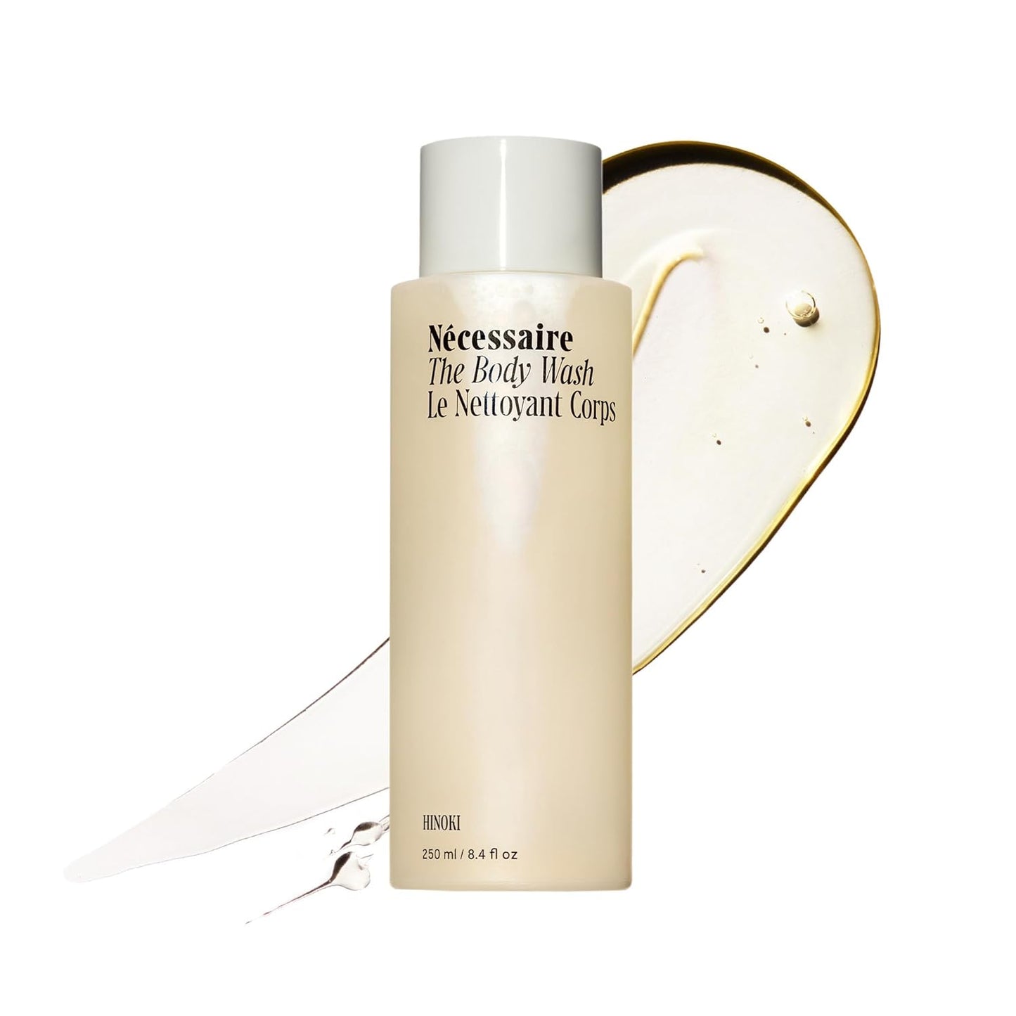 the Body Wash Hinoki - Multi-Oil Shower Gel Body Wash for Sensitive Skin with Niacinamide. 8.4 Fl Oz.