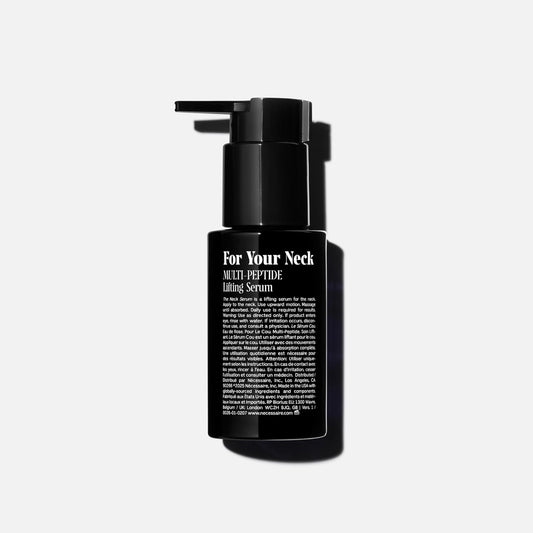 the Neck Serum. Fragrance-Free. 5 Peptides for Tech + Aged Neck. 50 Ml