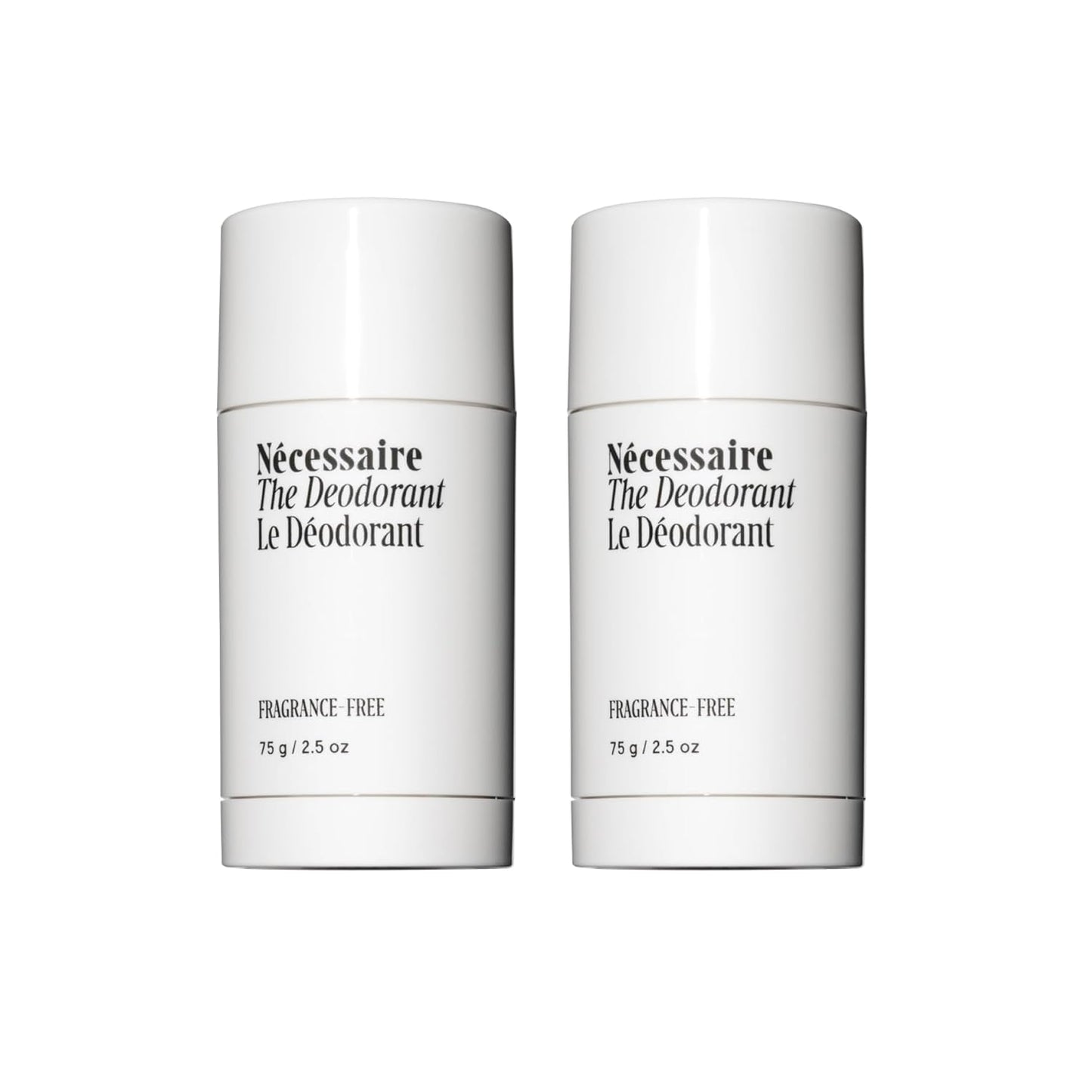 the Deodorant Fragrance-Free | Natural Aluminum Free Deodorant (2X 75 G/2.5 Oz)