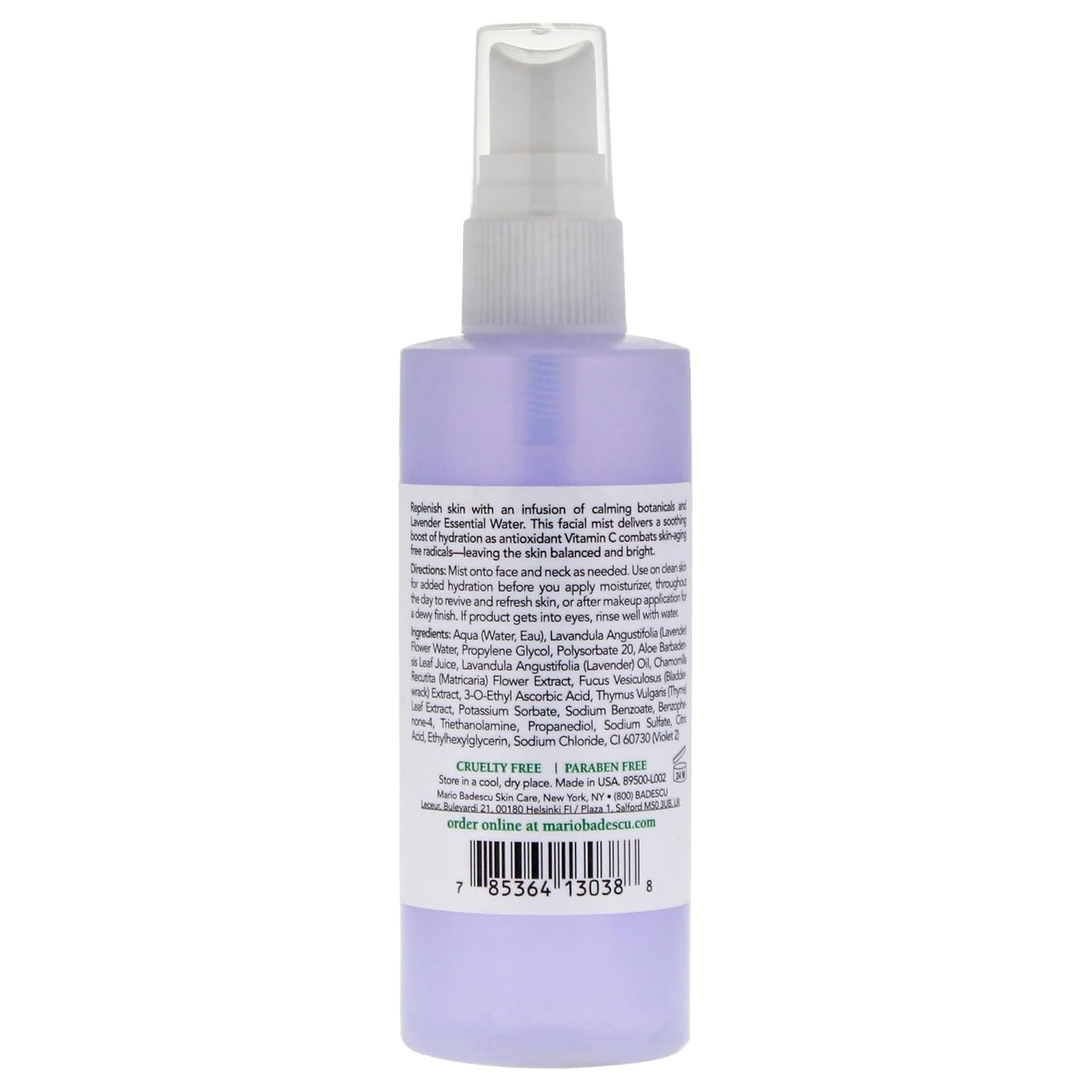 Mario Badescu Facial Spray with Aloe, Chamomile and Lavender
