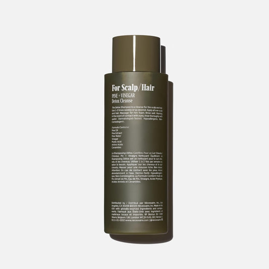 Detox Shampoo - Clarifying Shampoo for Women + Men with Organic Apple Cider Vinegar. 250 Ml.