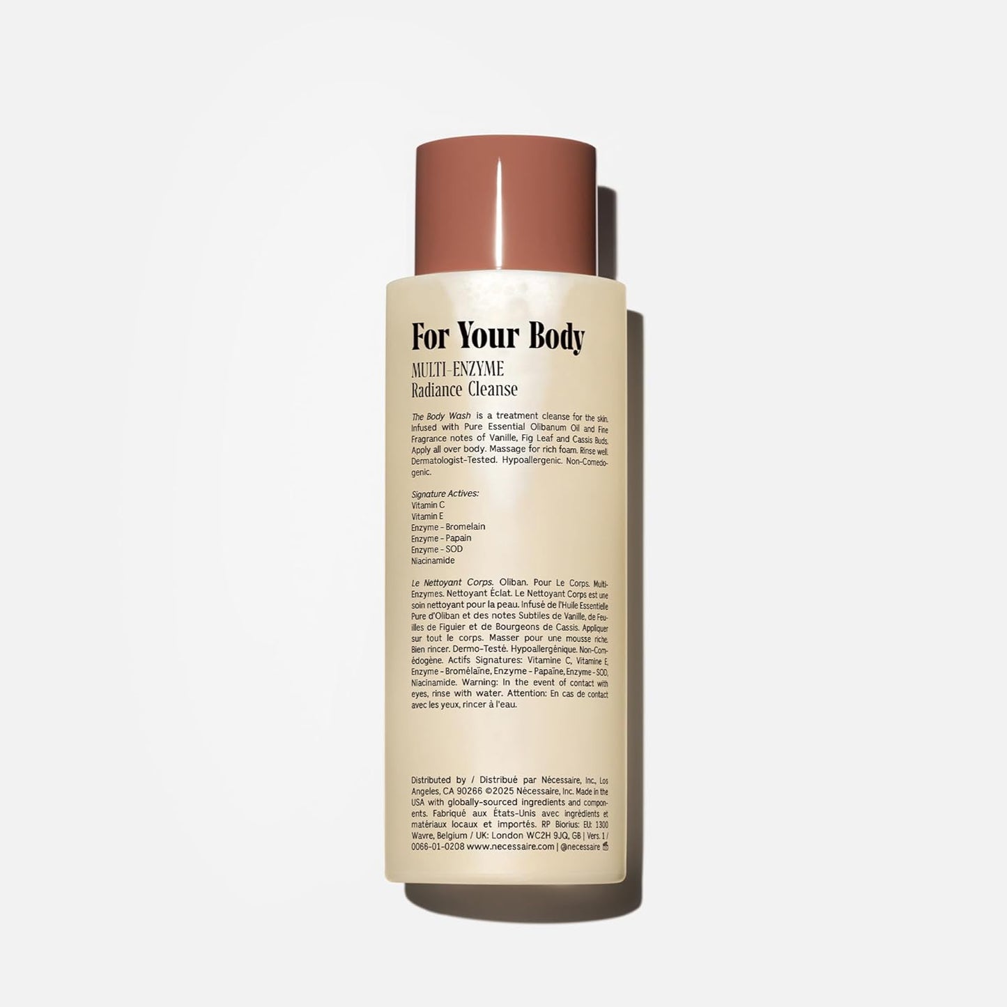 the Body Wash Olibanum - Multi-Oil Shower Gel Body Wash for Sensitive Skin with Niacinamide. 8.4 Fl Oz.