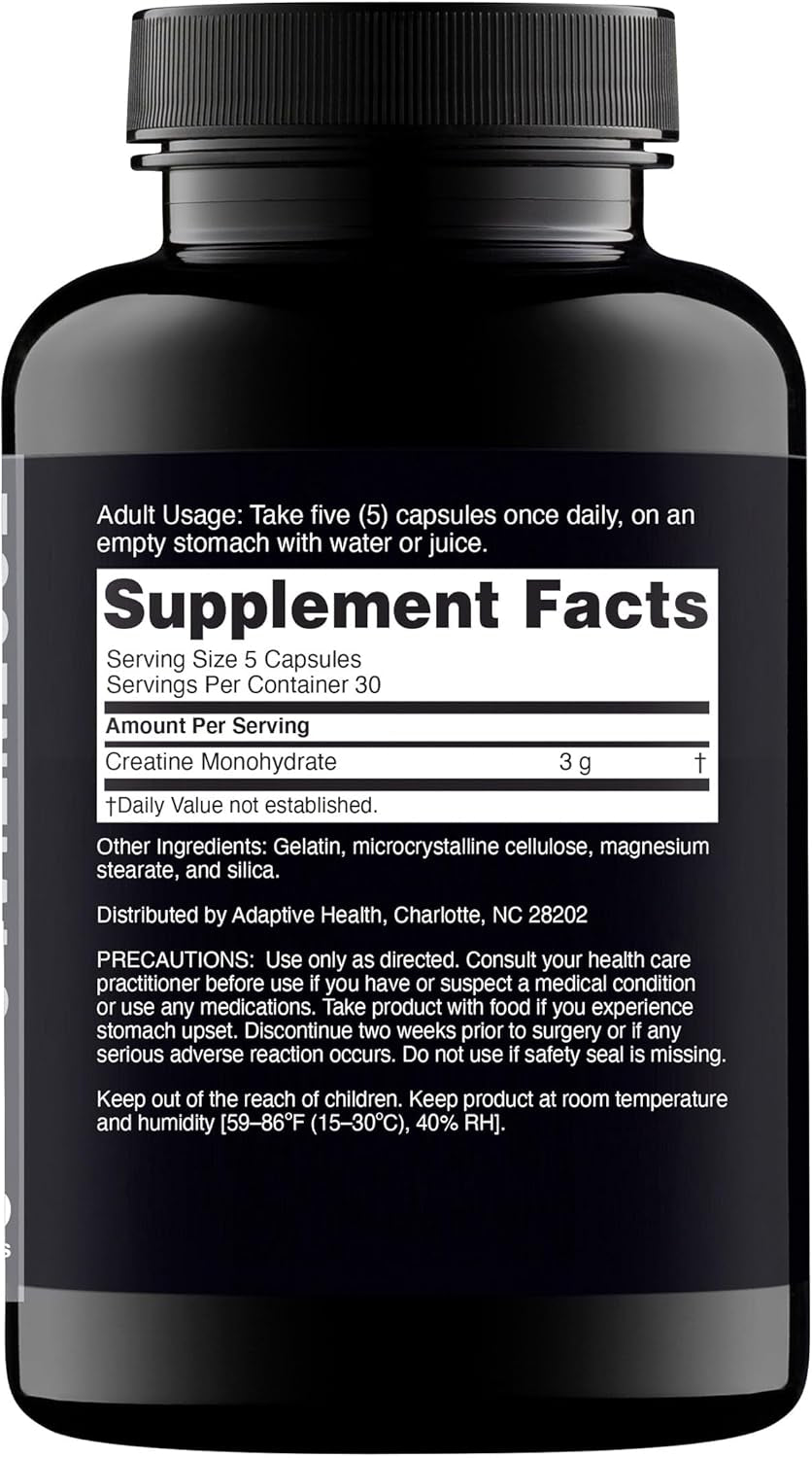 Essentials Premium Creatine Monohydrate Pills Supplement, 3000Mg, 150 Capsules