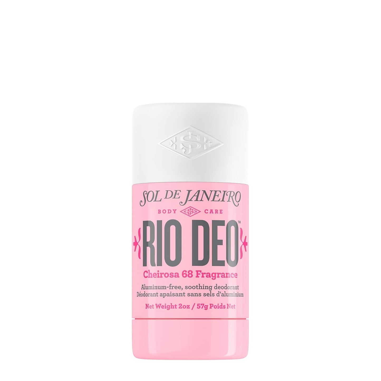 Sol De Janeiro Rio Deo - Refillable Aluminum Free Deodorant | Prevents Odor, Gently Exfoliates, Evens Skin Tone
