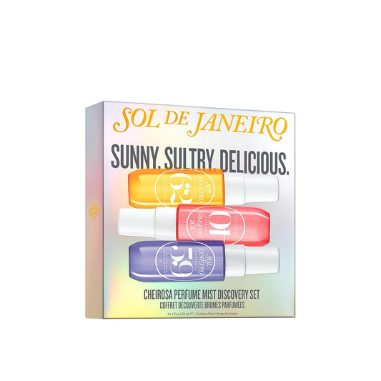 Sol De Janeiro Cheirosa Perfume Mist Discovery Set | Includes Cheirosa 62, 40, and 59 | 3 X 1 Fl Oz. Beauty Minis