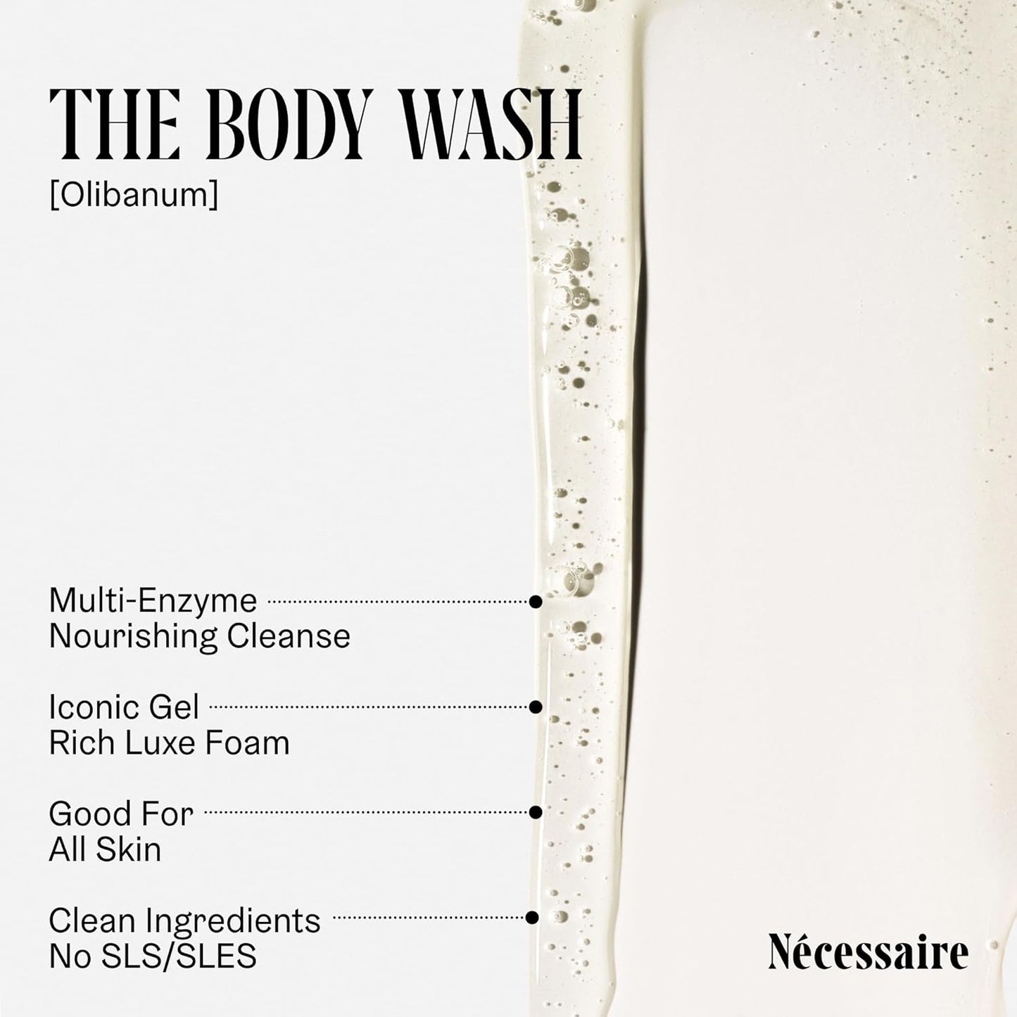 the Body Wash Olibanum - Multi-Oil Shower Gel Body Wash for Sensitive Skin with Niacinamide. 8.4 Fl Oz.