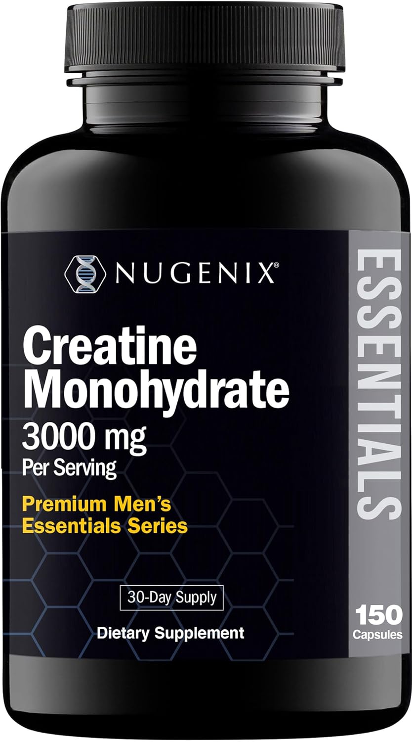 Essentials Premium Creatine Monohydrate, 3000Mg, 150 Capsules
