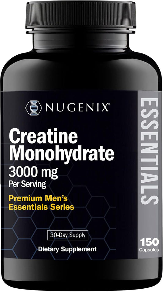Essentials Premium Creatine Monohydrate, 3000Mg, 150 Capsules