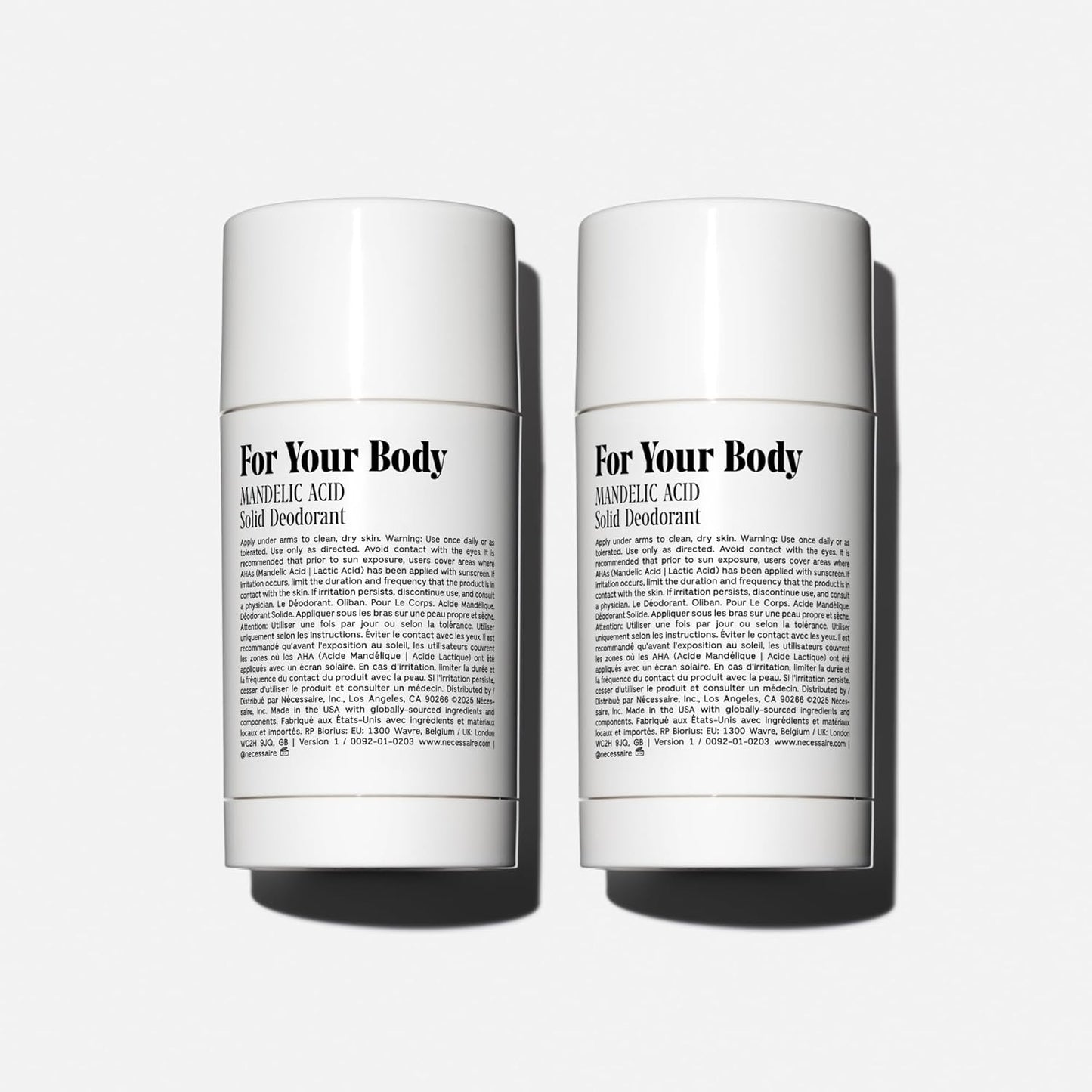 the Deodorant Fragrance-Free | Natural Aluminum Free Deodorant (2X 75 G/2.5 Oz)