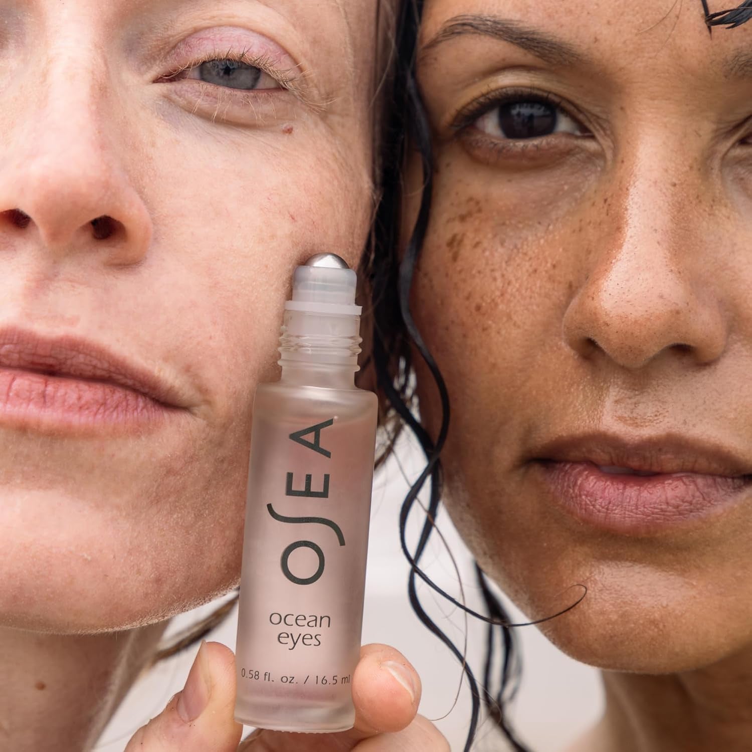 Ocean Eyes® Age-Defying Eye Serum - for Dark Circles, Puffiness - Cooling Roller Ball Applicator - Hyaluronic Acid, Peptides - Clean Skincare - Vegan & Cruelty-Free Anti-Aging under Eye Treatment