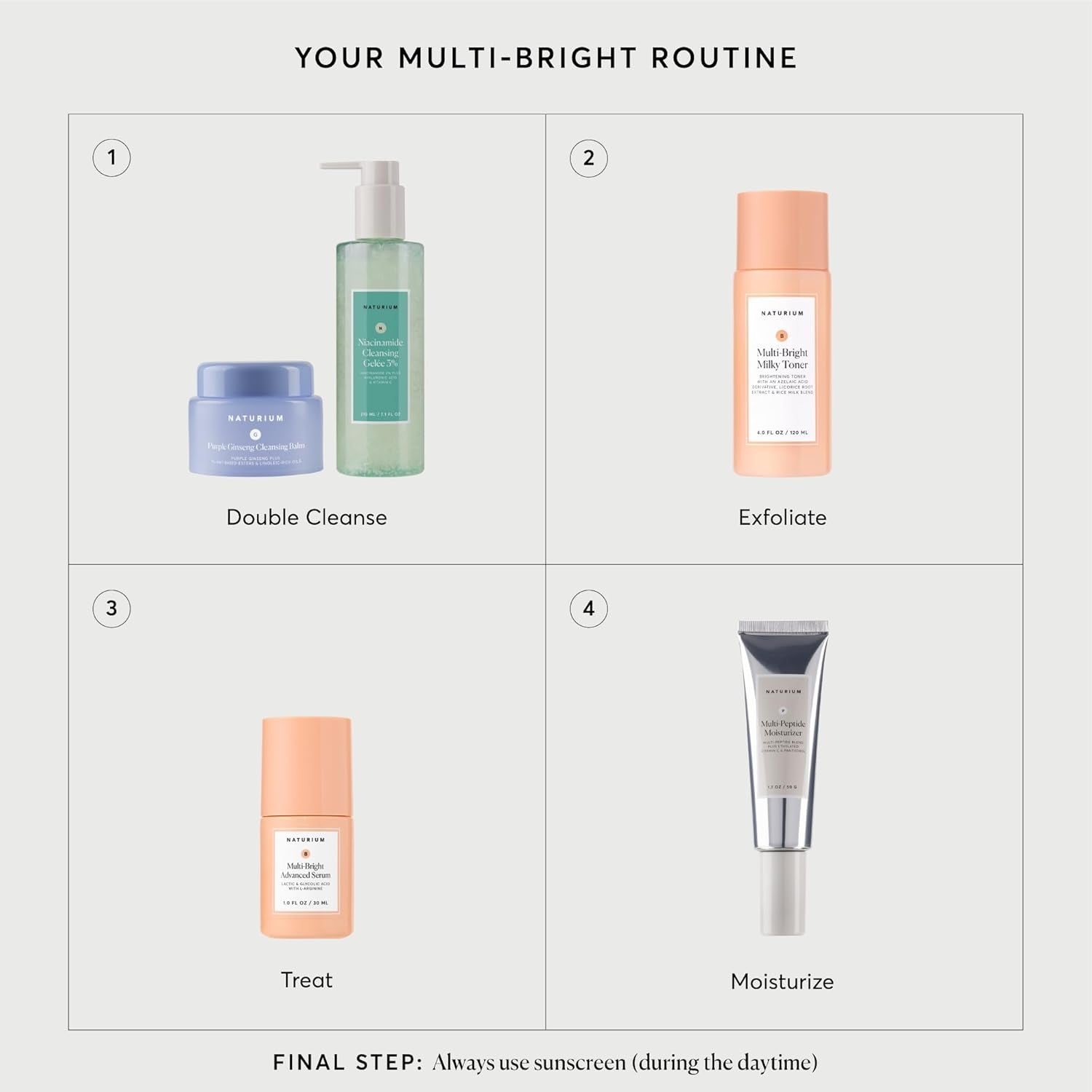 Multi-Bright Milky Toner, Exfoliating Skincare for Face with Azelaic Acid, 120 Ml / 4 Fl Oz