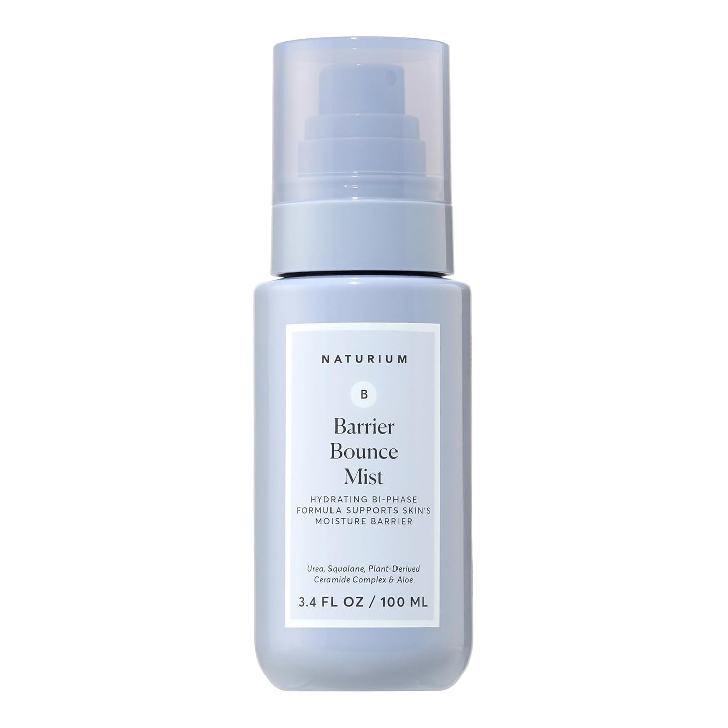 Barrier Bounce Mist, Hydrating Skincare with Urea, Squalane, Plant-Derived Ceramide & Aloe, 100 Ml / 3.4 Fl Oz