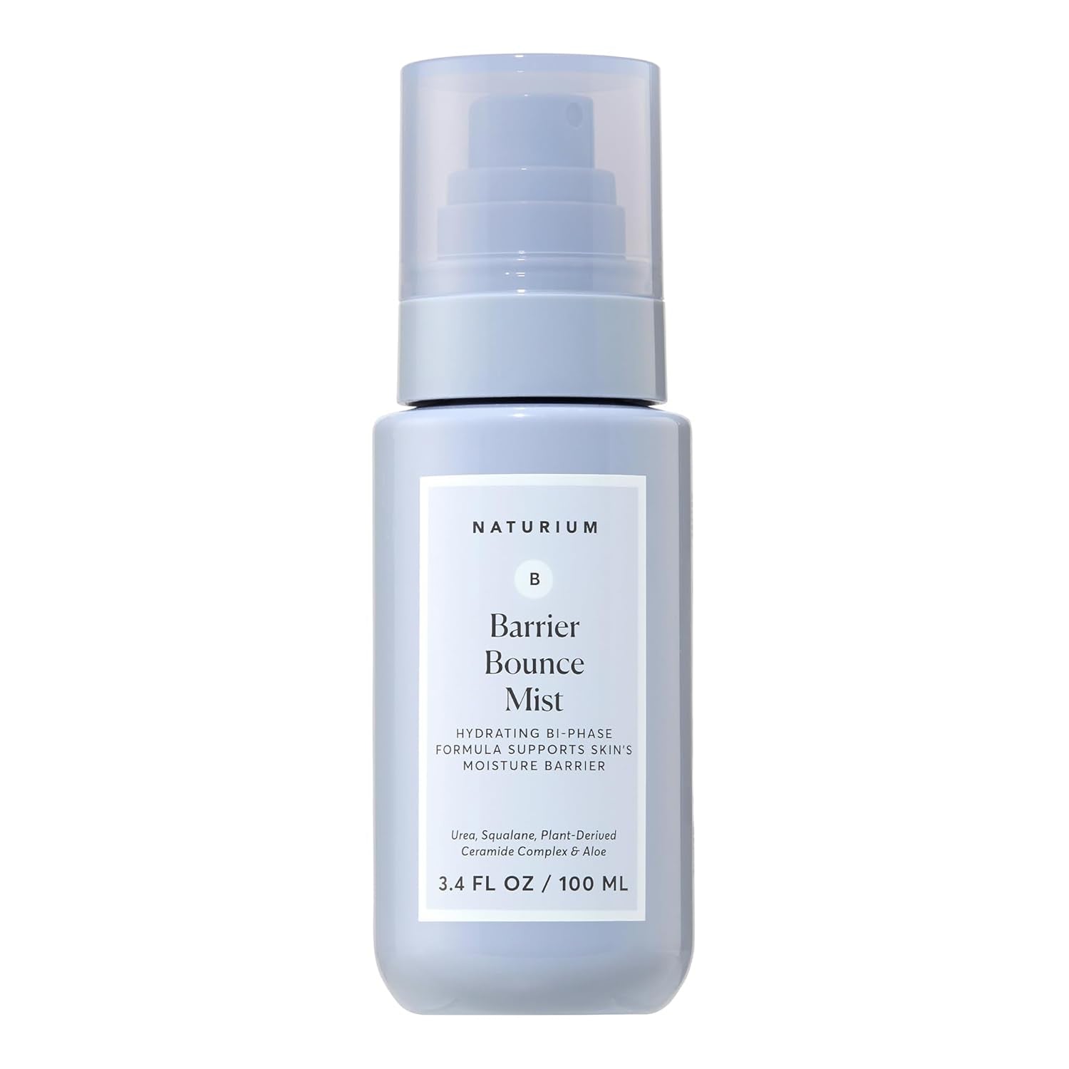 Barrier Bounce Mist, Hydrating Skincare with Urea, Squalane, Plant-Derived Ceramide & Aloe, 100 Ml / 3.4 Fl Oz